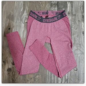 Gymshark flex leggings size medium two toned pink color